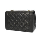 Black Leather Chanel Crossbody Bag