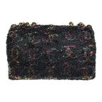 Black Leather Chanel Shoulder Bag
