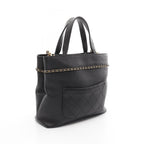 Black Leather Chanel Crossbody Bag