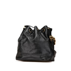 Black Leather Chanel Crossbody Bag