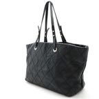 Black Leather Chanel Shoulder Bag