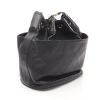 Black Leather Chanel Crossbody Bag