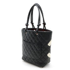 Black Leather Chanel Shoulder Bag