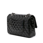 Black Leather Chanel Flap Bag