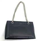 Black Leather Chanel Shoulder Bag