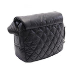 Black Leather Chanel Crossbody Bag