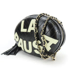 Black Leather Chanel Shoulder Bag