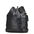 Black Leather Chanel Crossbody Bag