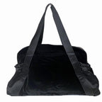 Black Leather Chanel Shoulder Bag