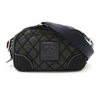 Black Leather Chanel Shoulder Bag