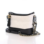 Black Leather Chanel Crossbody Bag
