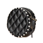 Black Leather Chanel Crossbody Bag