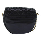 Black Leather Chanel Shoulder Bag