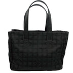 Black Leather Chanel Travel Line
