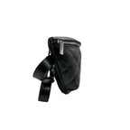 Black Leather Chanel Belt Bag