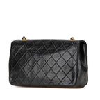Black Leather Chanel Crossbody Bag