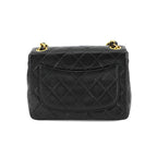 Black Leather Chanel Shoulder Bag
