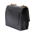 Black Leather Chanel Crossbody Bag
