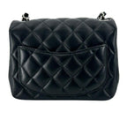 Black Leather Chanel Shoulder Bag