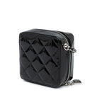 Black Leather Chanel Crossbody Bag