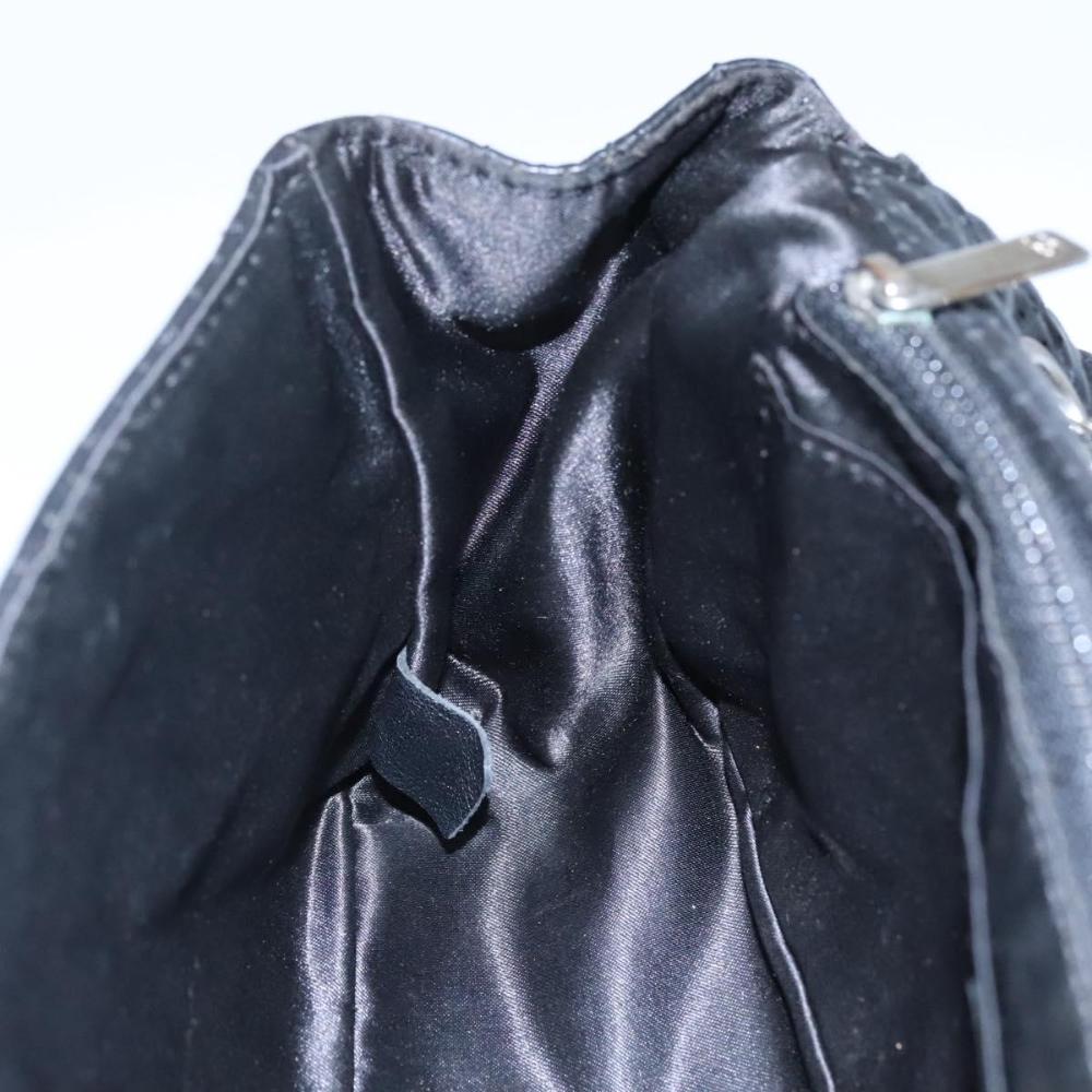 Black Leather Chanel Shoulder Bag