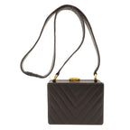 Black Leather Chanel Travel Bag