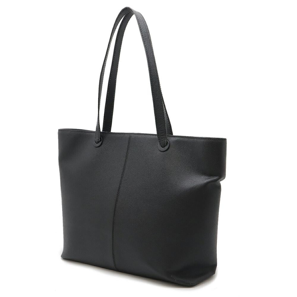 Black Leather Chanel Shoulder Bag