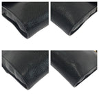 Black Leather Chanel Shoulder Bag