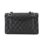 Black Leather Chanel Shoulder Bag