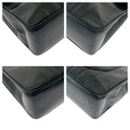 Black Leather Chanel Flap Bag