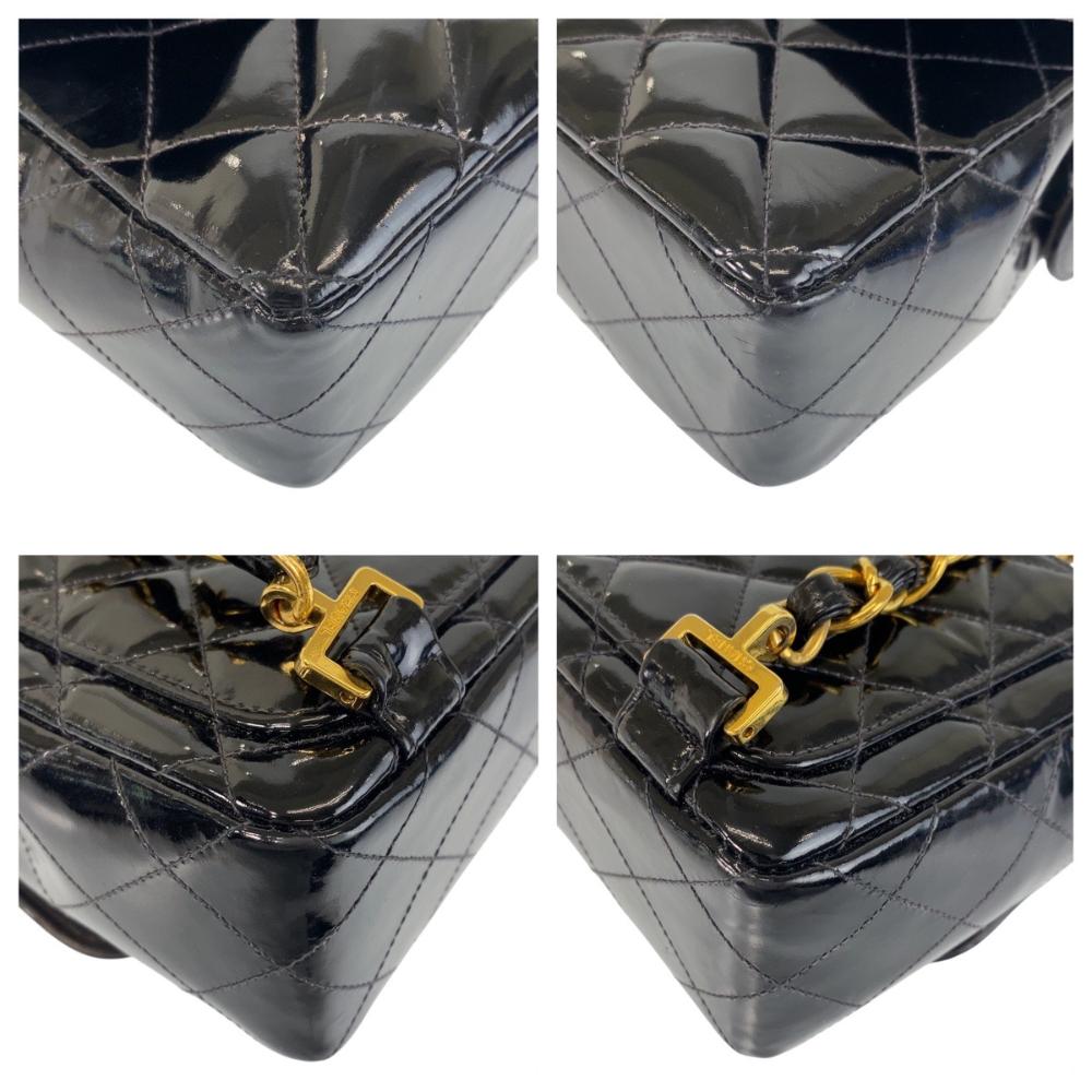Black Leather Chanel Backpack