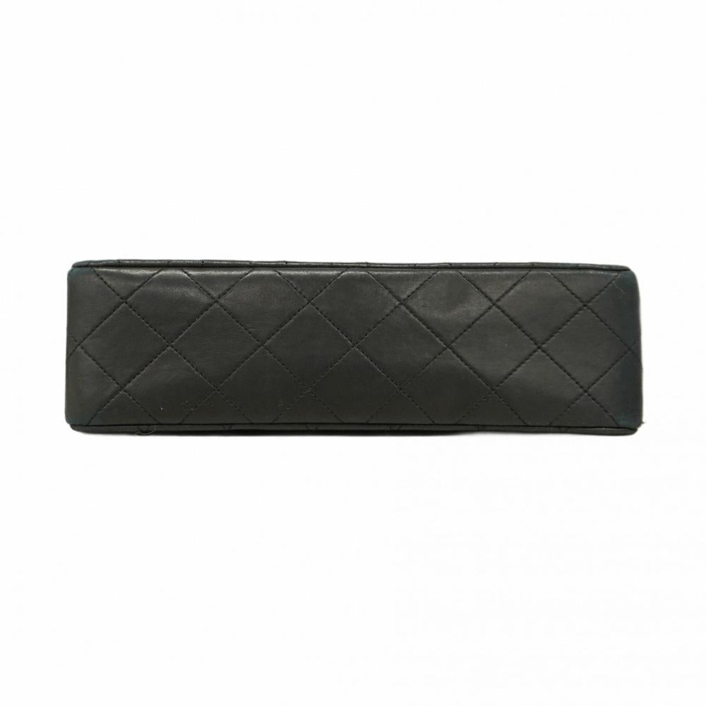 Black Leather Chanel Flap Bag