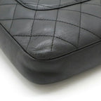 Black Leather Chanel Crossbody Bag