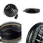 Black Leather Chanel Shoulder Bag