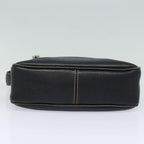 Black Leather Chanel Shoulder Bag