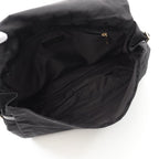 Black Leather Chanel Travel Line