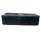 Black Leather Chanel Flap Bag