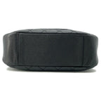 Black Leather Chanel Shoulder Bag