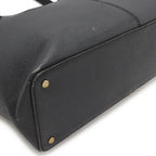 Black Leather Chanel Shoulder Bag