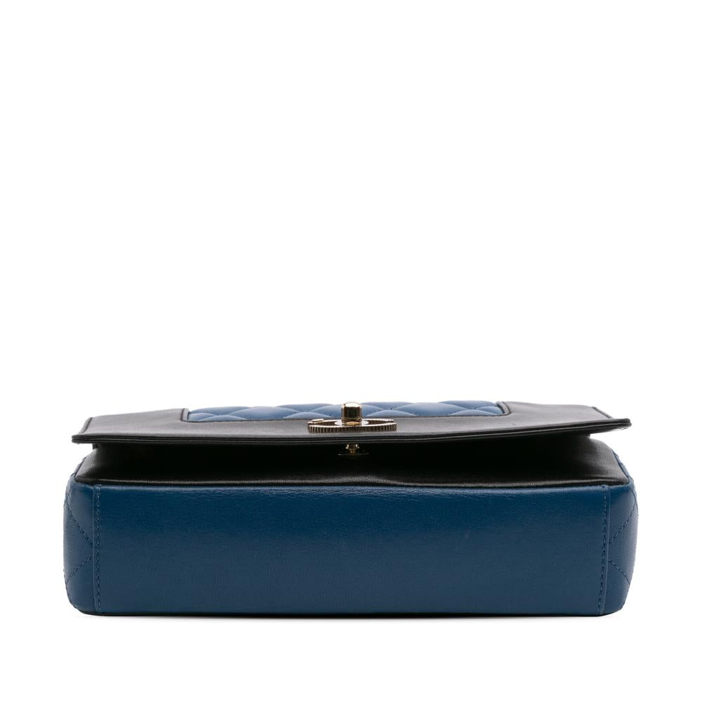 Black Leather Chanel Flap Bag