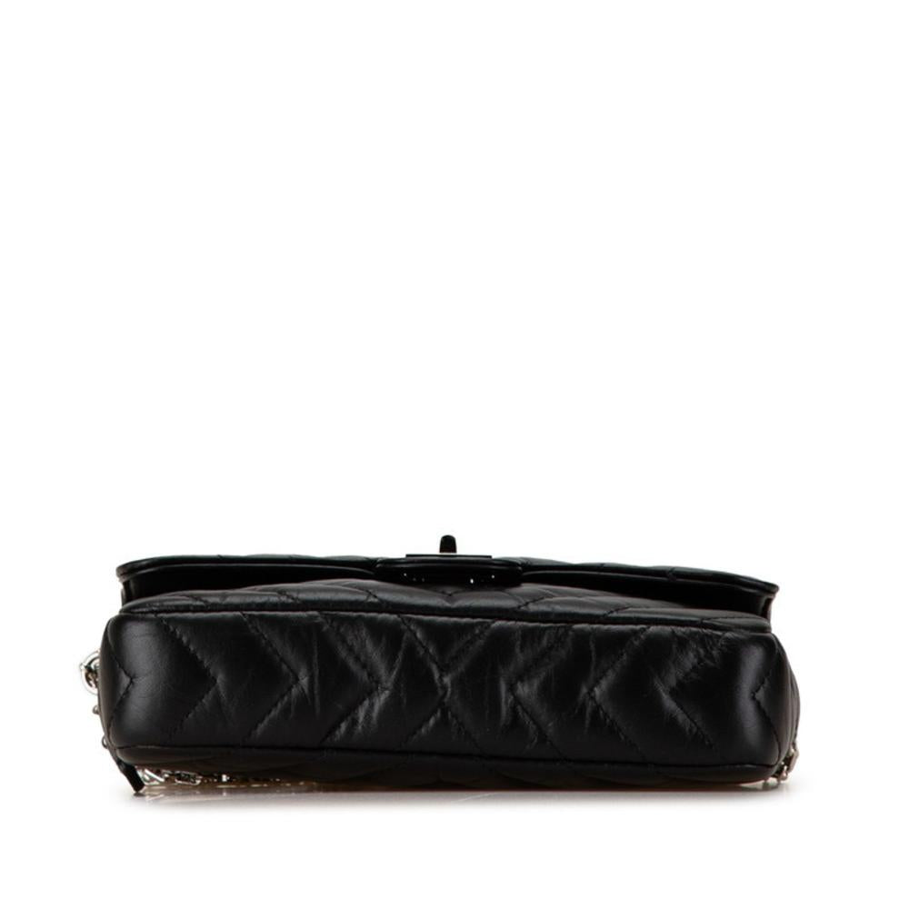 Black Leather Chanel Crossbody Bag