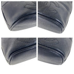 Black Leather Chanel Shoulder Bag