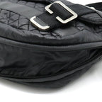 Black Leather Chanel Crossbody Bag