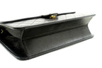 Black Leather Chanel Crossbody Bag