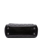 Black Leather Chanel Flap Bag