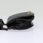 Black Leather Chanel Belt Bag
