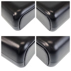 Black Leather Chanel Shoulder Bag