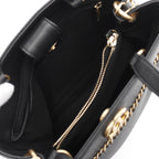 Black Leather Chanel Crossbody Bag