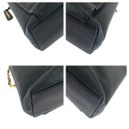 Black Leather Chanel Shoulder Bag