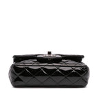 Black Leather Chanel Flap Bag
